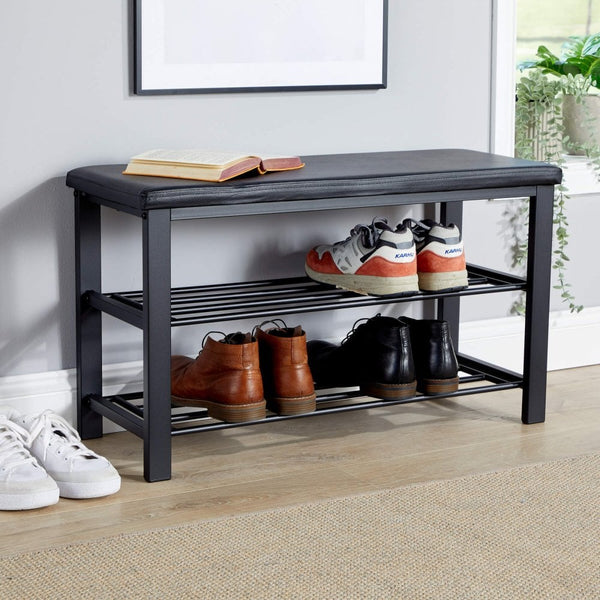 Sleaford Hallway Bench with Shoe Rack Storage