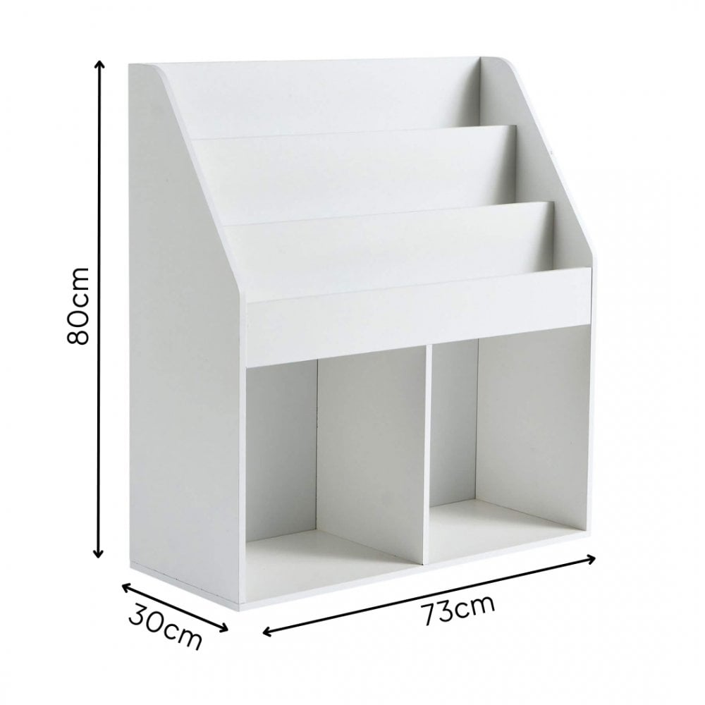 Coco Kids White Bookshelf