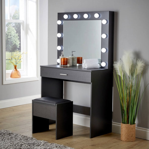 Ella Illuminated Dressing Table Set