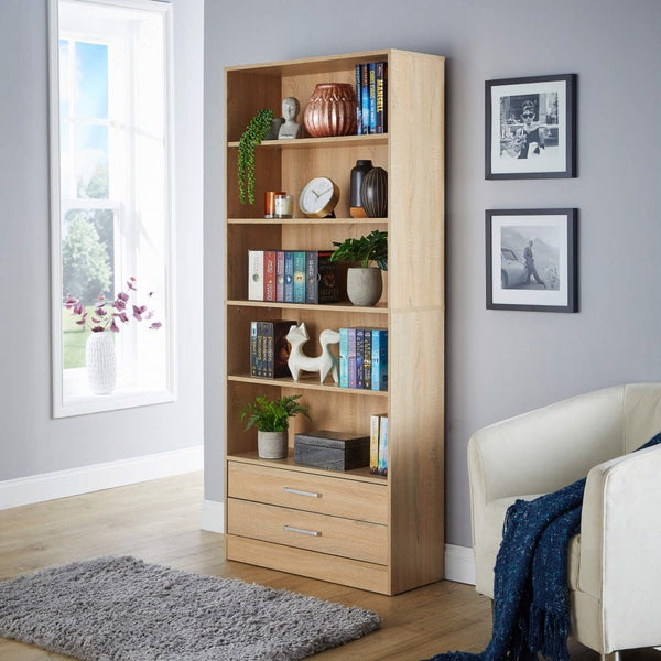 Clara 2 Drawer Bookcase