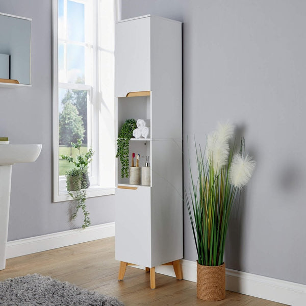 Florence 160cm Tall Bathroom Storage Unit