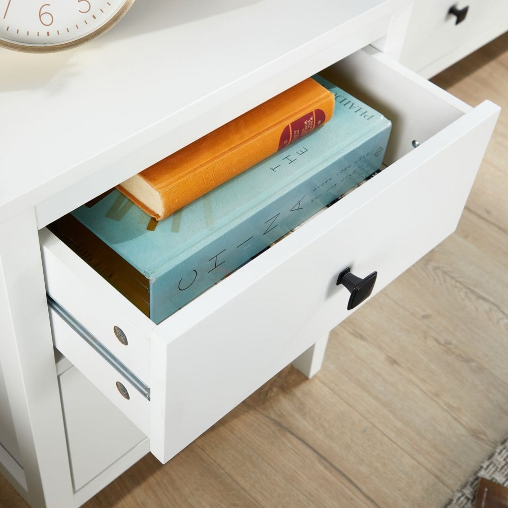 Bellevue White 2 Drawer Bedside