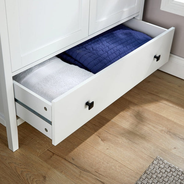 Bellevue 2 Door Wardrobe with Storage Drawer