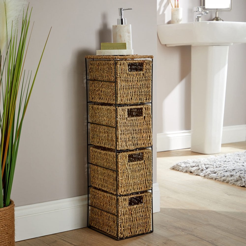 Ankara 4 Drawer Tower Storage