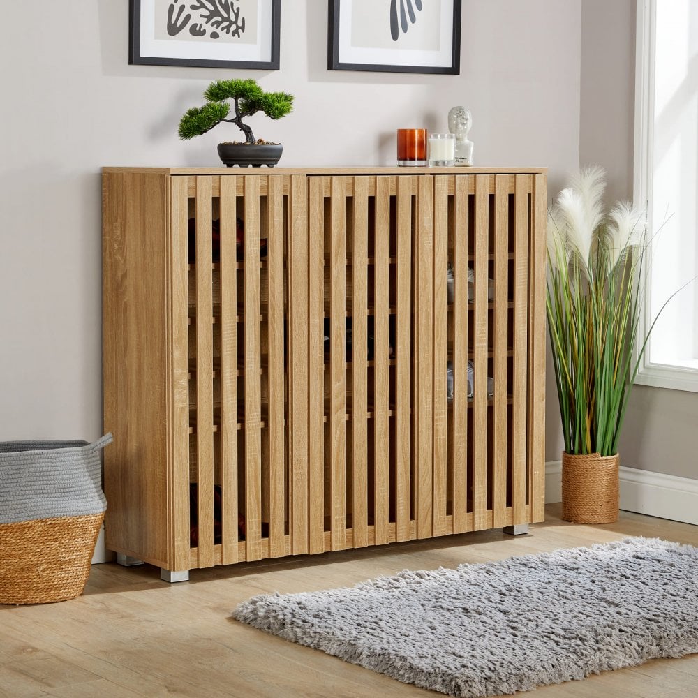 Halden 3 Door Ventilated Shoe Cabinet