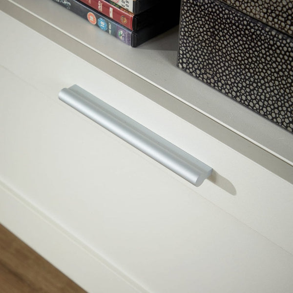 Latham 3 Drawer TV Stand White