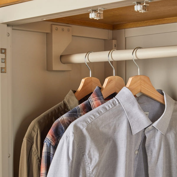 Ramsgate Grey Oak Veneer 2 Door Wardrobe