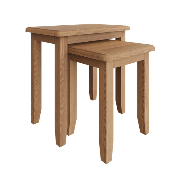 Gabon Nest of 2 Square Tables