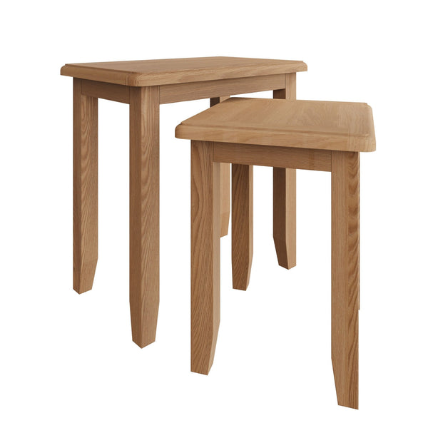 Gabon Nest of 2 Square Tables