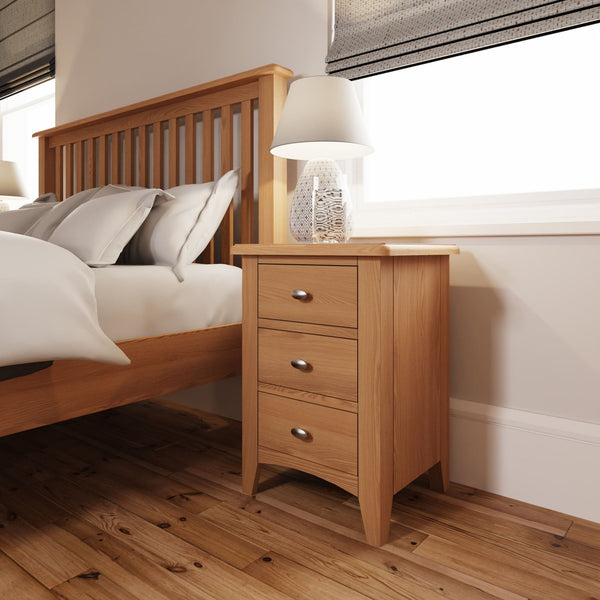 Gabon 3 Drawer Bedside
