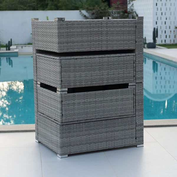 Solara Modular Rattan Outdoor Garden Set