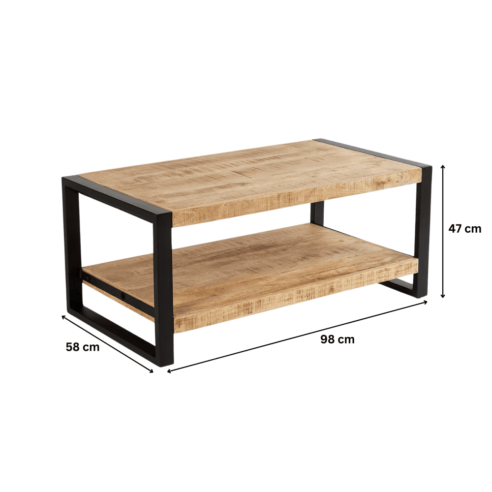 Summit Coffee Table with Shelf