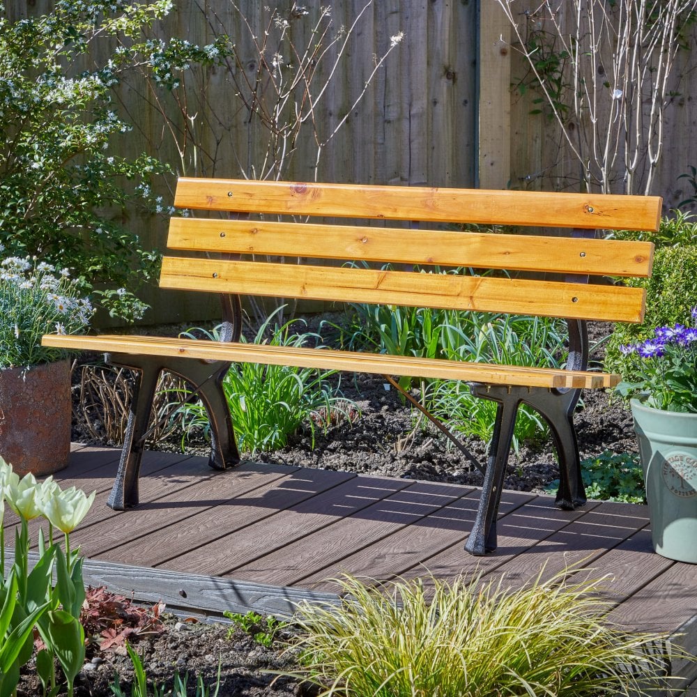 Clayton Natural Garden Bench