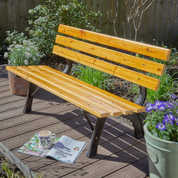 Clayton Natural Garden Bench