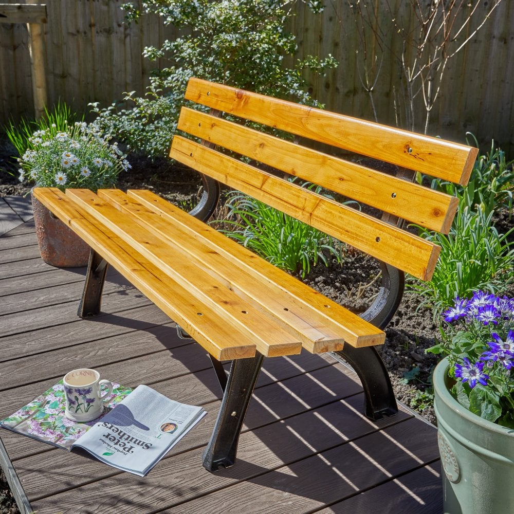 Clayton Natural Garden Bench