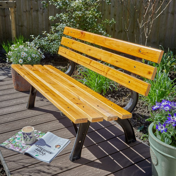 Clayton Natural Garden Bench