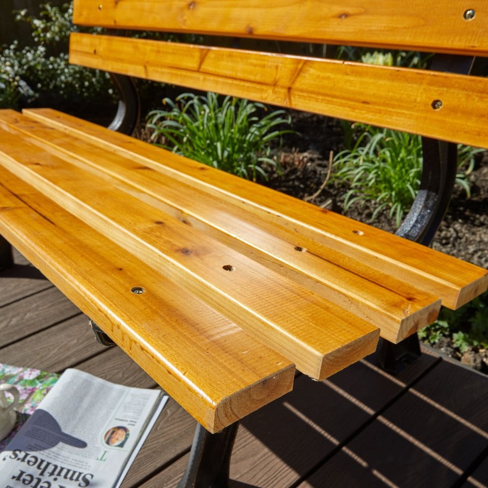 Clayton Natural Garden Bench