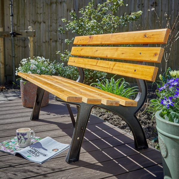 Clayton Natural Garden Bench