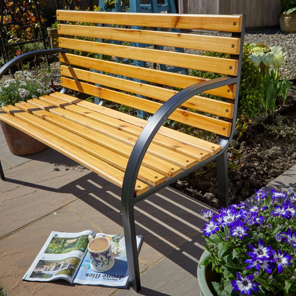 Lupine Natural Garden Bench