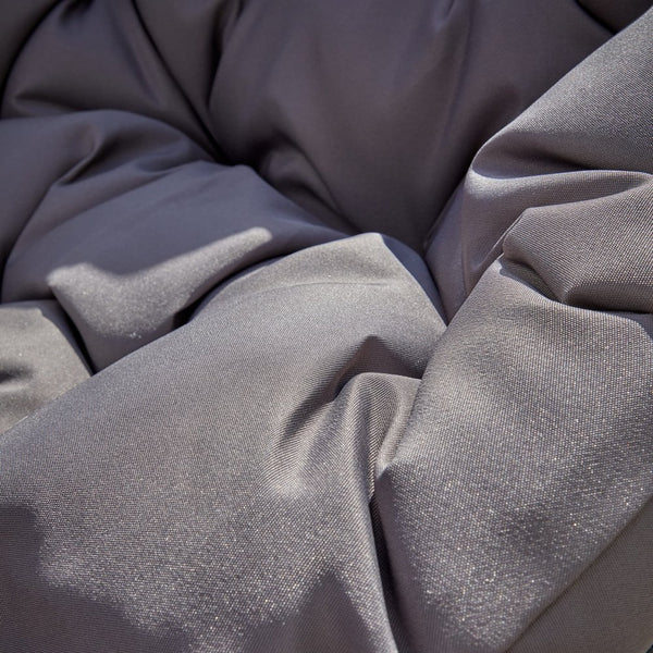 Oasis Dark Grey Cushioned Egg Chair