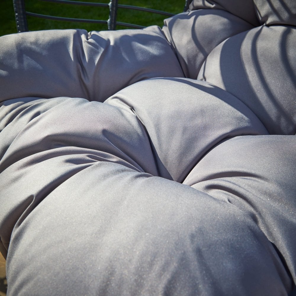 Eden Grey Cushioned Egg Chair