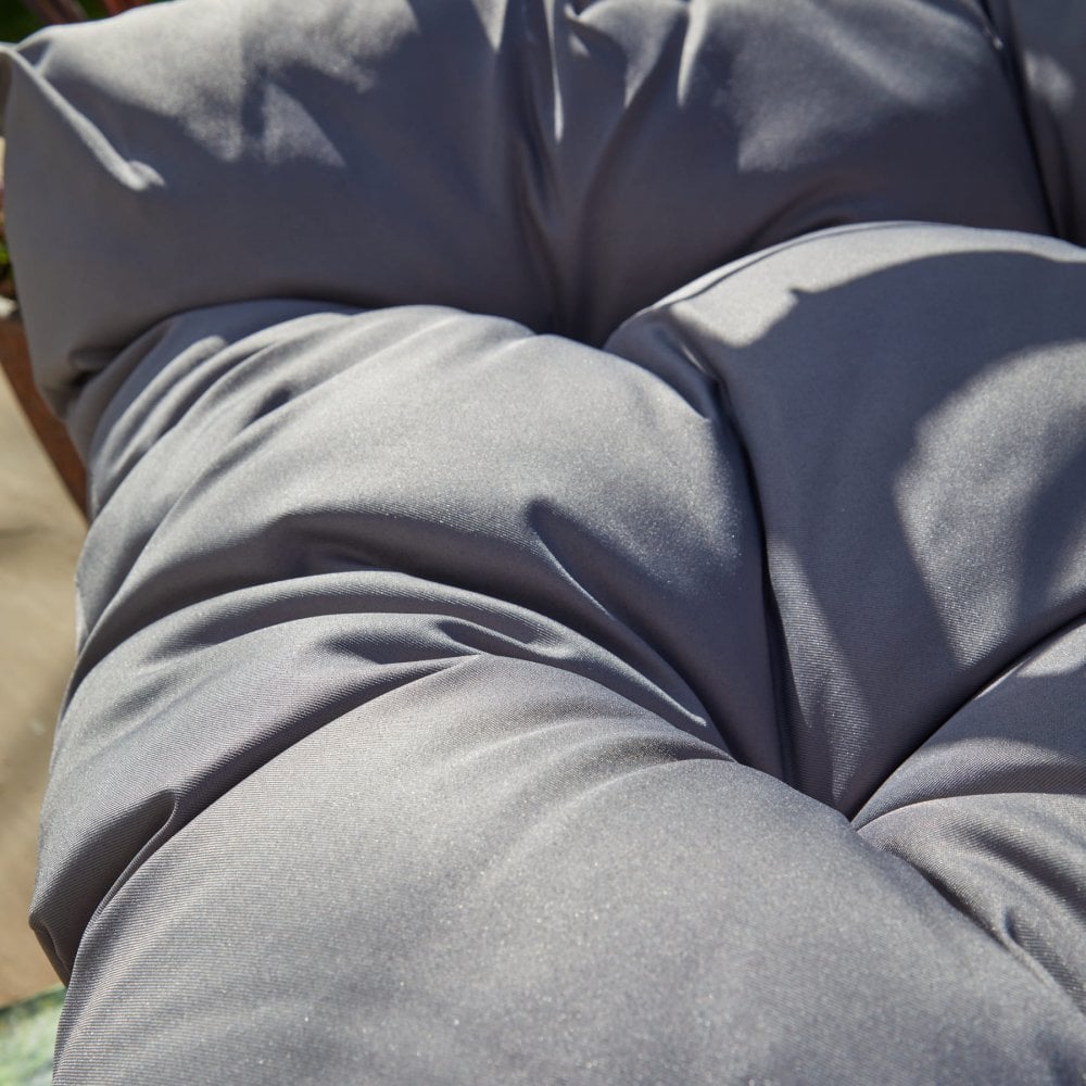 Eden Grey Cushioned Egg Chair