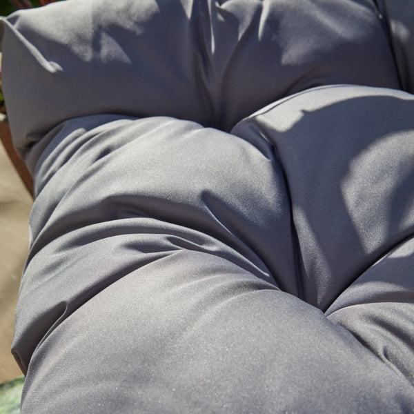 Eden Grey Cushioned Egg Chair