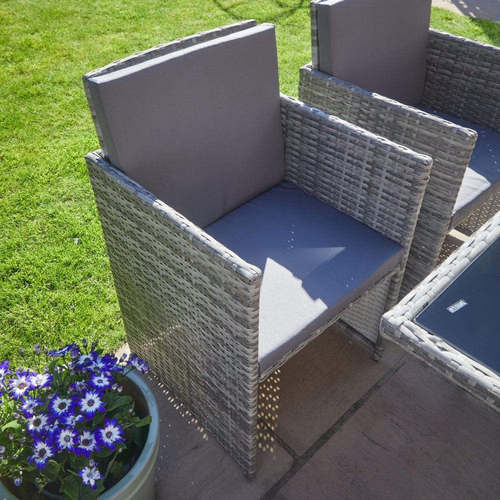 Pebble 9pc Modular Rattan Garden Set