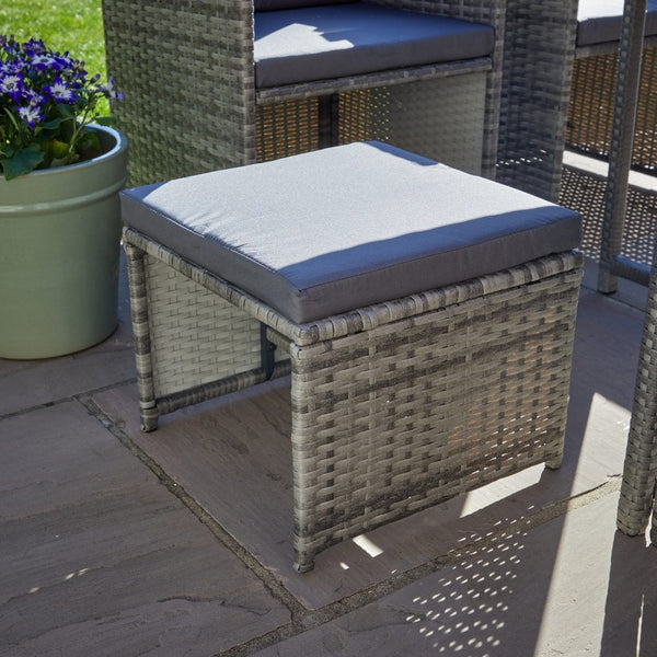 Pebble 9pc Modular Rattan Garden Set