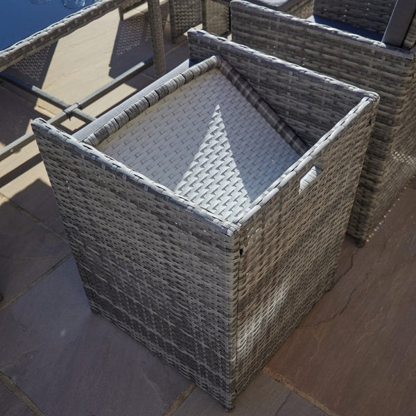 Pebble 9pc Modular Rattan Garden Set