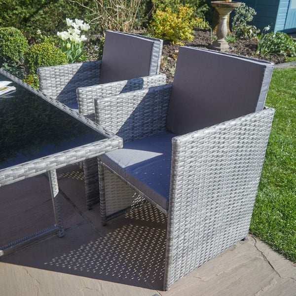 Pebble 9pc Modular Rattan Garden Set