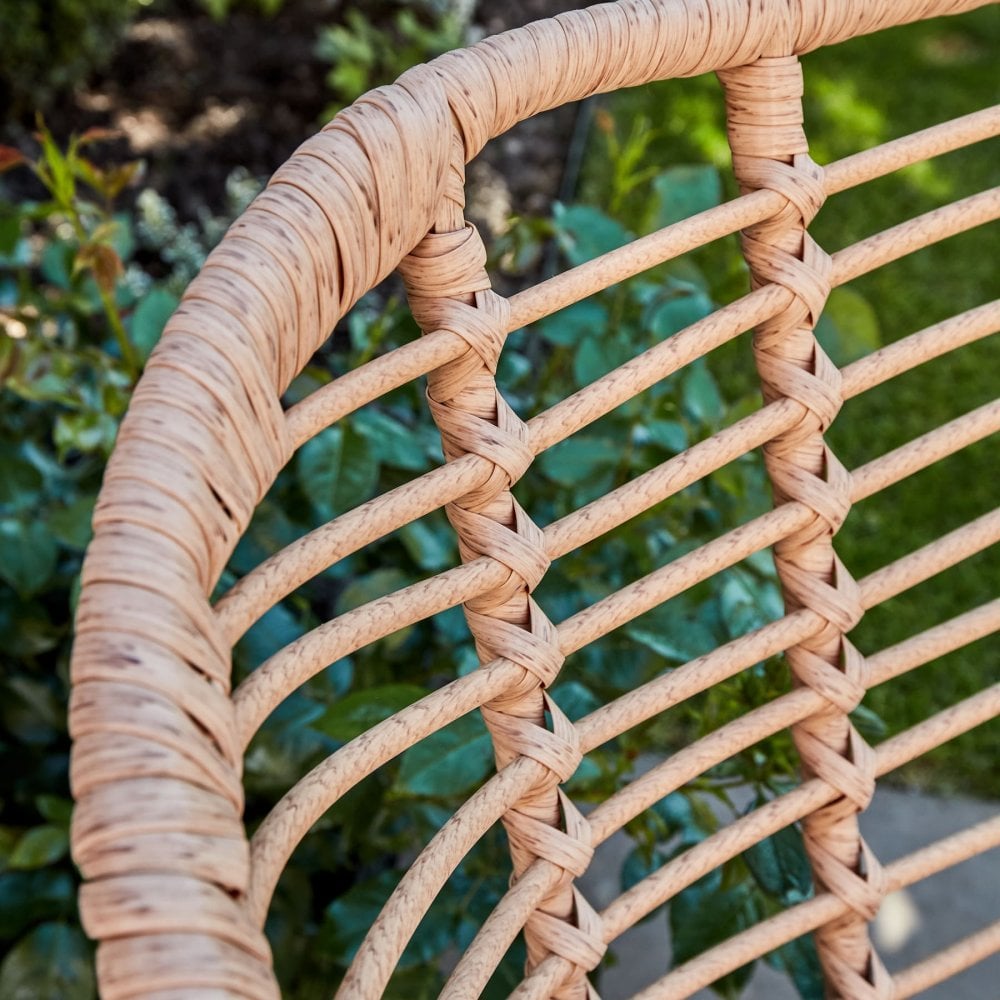 Flora Natural & Metal Bistro Set