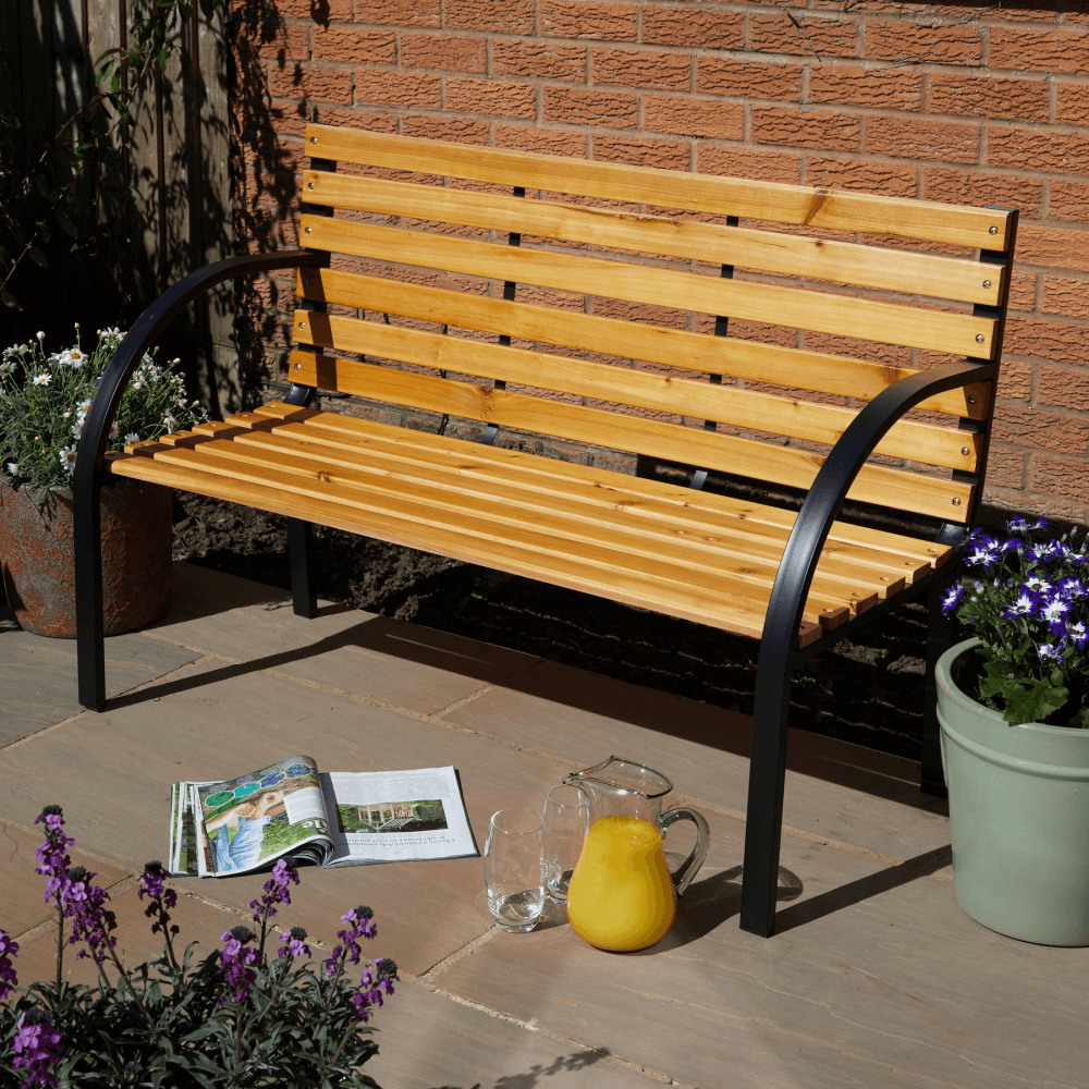 Lupine Natural Garden Bench