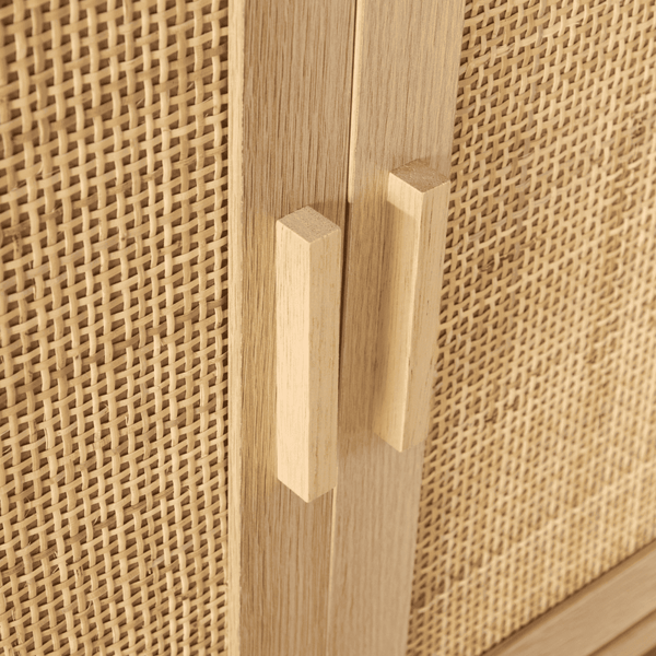 Astbury 3 Rattan Door Natural Sideboard