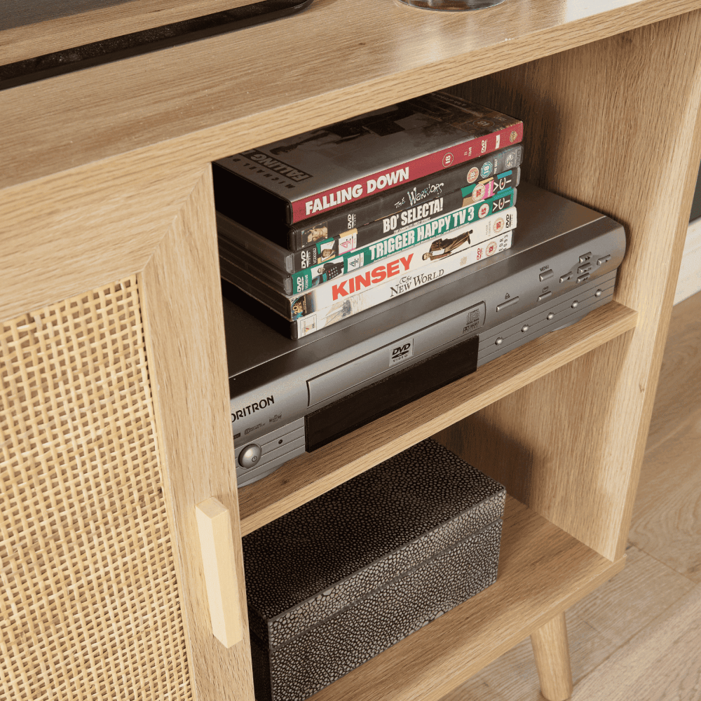 Astbury 1 Rattan Door Natural Storage Cabinet