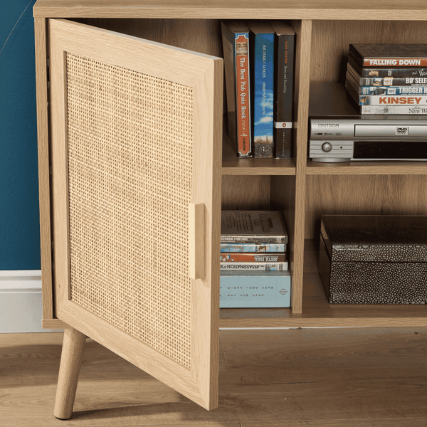 Astbury 1 Rattan Door Natural Storage Cabinet