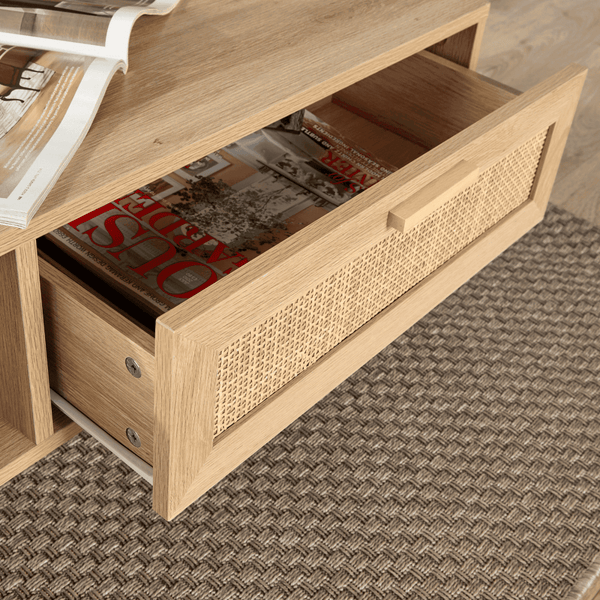 Astbury 1 Rattan Drawer Natural Coffee Table