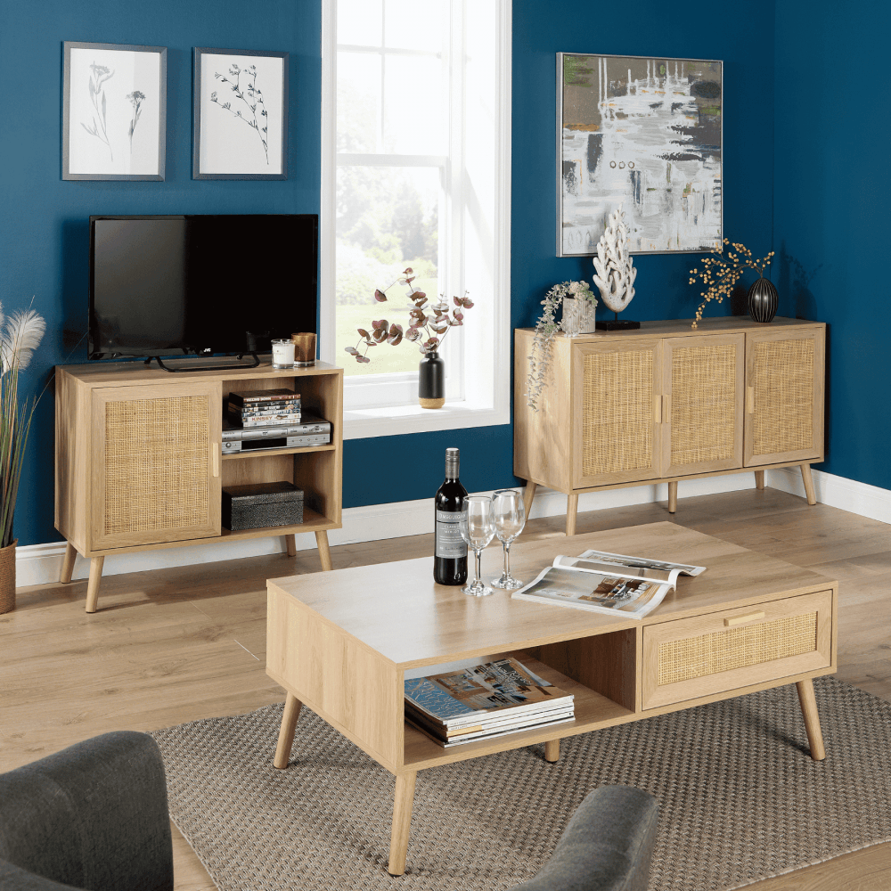 Astbury 1 Rattan Drawer Natural Coffee Table