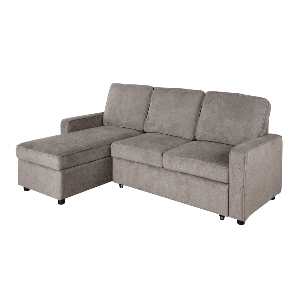 Kingston Grey Corner Sofa Bed