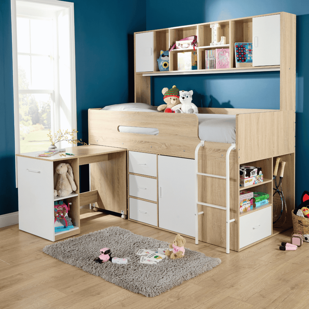 Marsden Multi Purpose White Cabin Bed