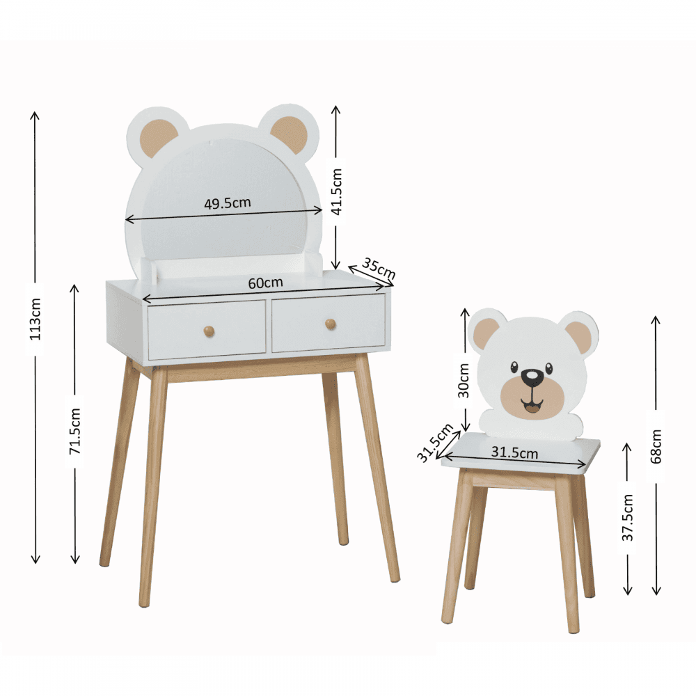 Ted Dressing Table Set