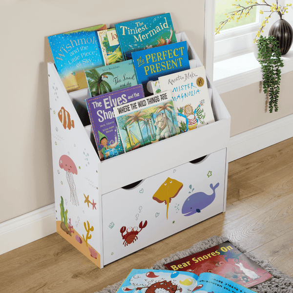 Anya 3 Tier Bookshelf with Storage Drawer
