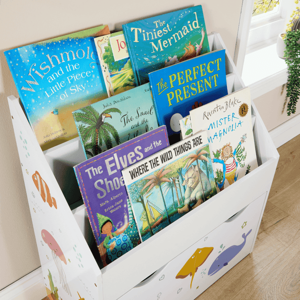 Anya 3 Tier Bookshelf with Storage Drawer