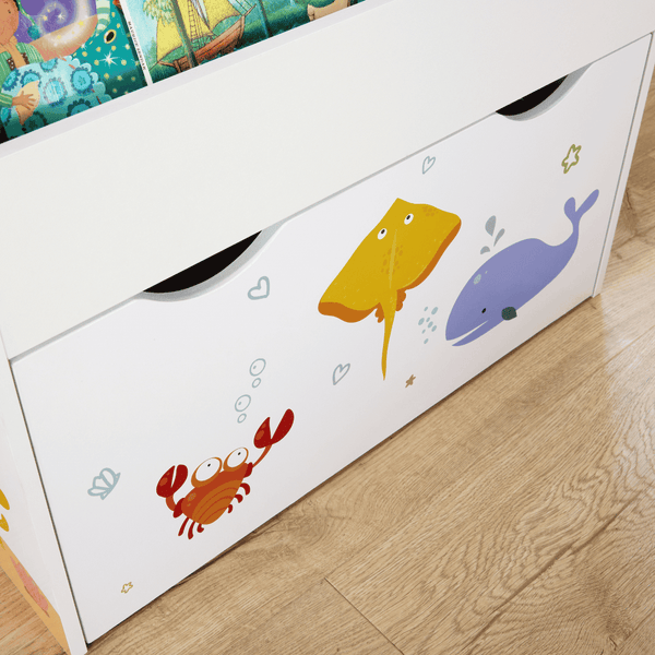 Anya 3 Tier Bookshelf with Storage Drawer