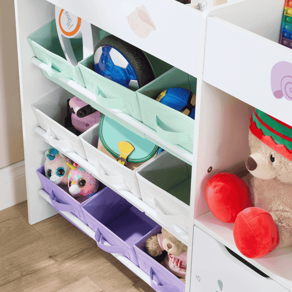 Anya Large Storage Bookshelf with Drawers