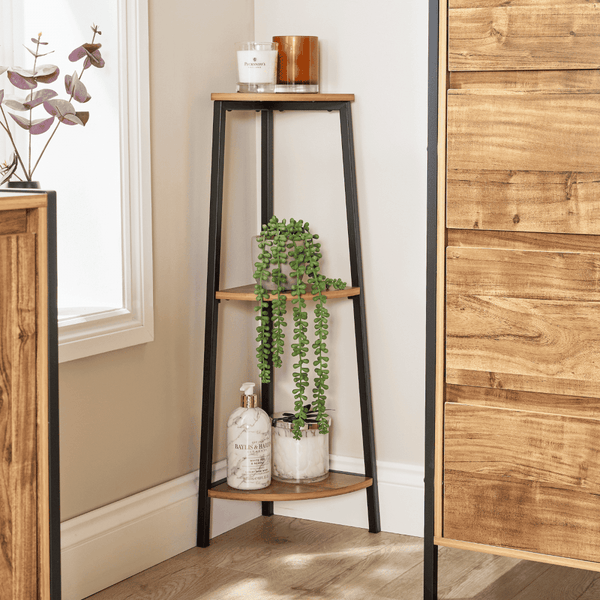 Locastra Corner Shelf Stand
