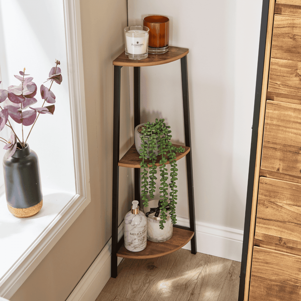 Locastra Corner Shelf Stand