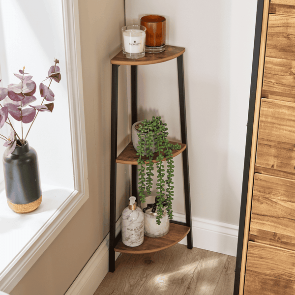 Locastra Corner Shelf Stand