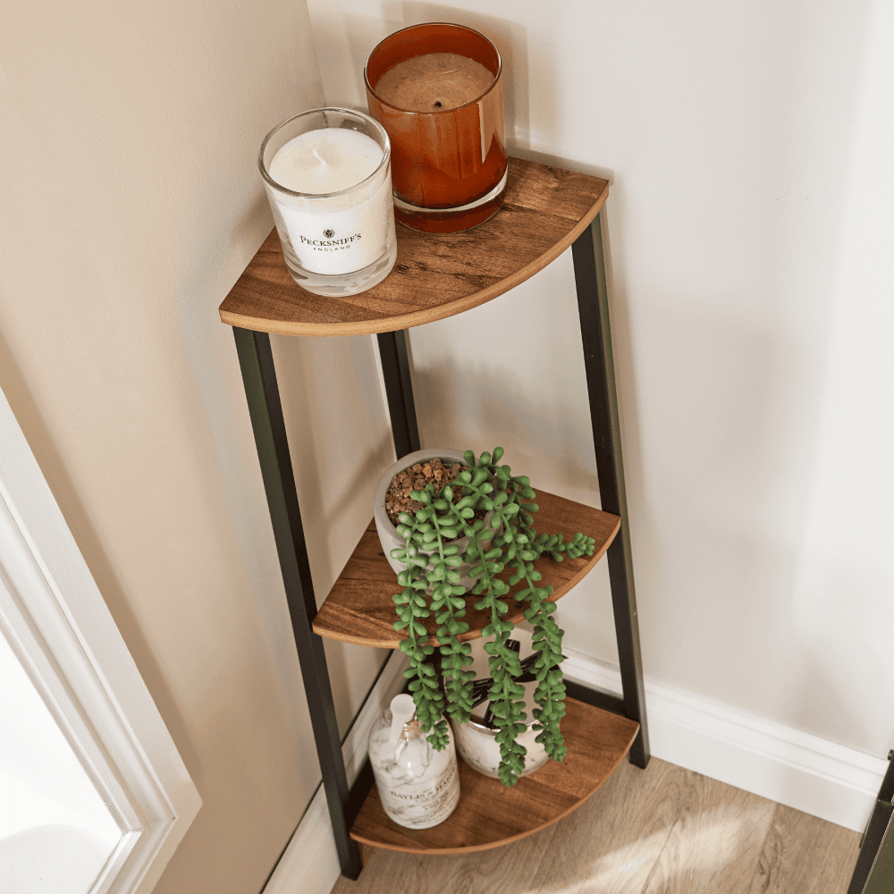 Locastra Corner Shelf Stand