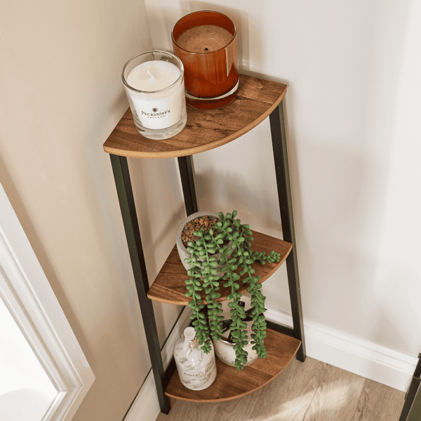 Locastra Corner Shelf Stand